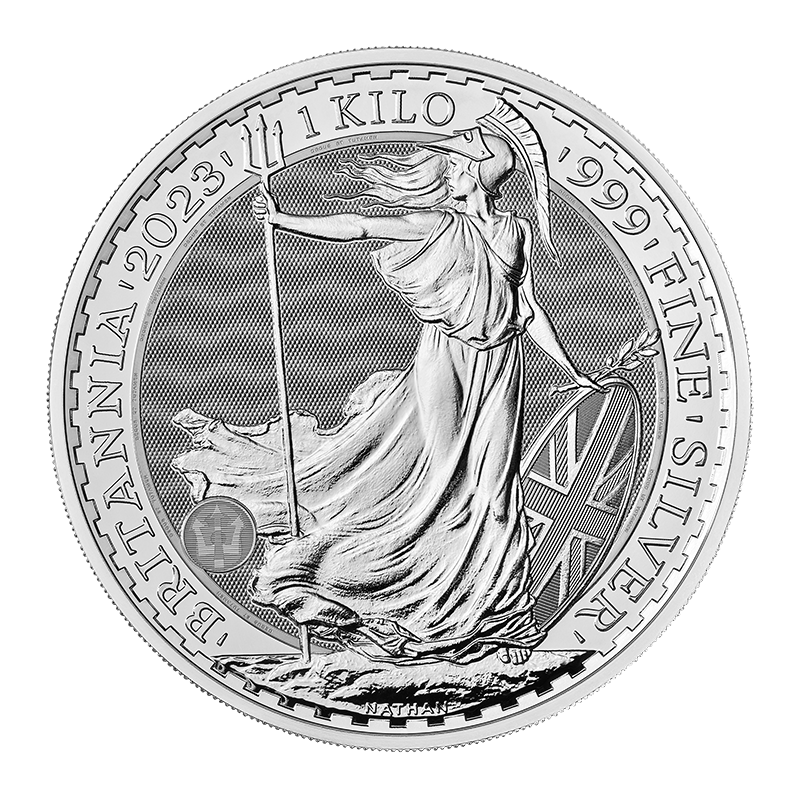 Image for 1 kg Britannia Silver Bullion Coin (2023) from TD Precious Metals